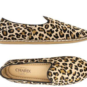 Never Worn - Charix Leopard Slip-On Shoes